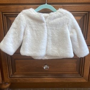 Jacadi Paris Faux Fur Jacket 12 mos - NWT